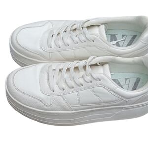 Zara White Platform Sneakers